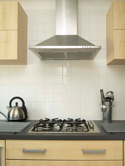 HGTVRemodels offers pointers for installing in-line kitchen exhaust fans. Kitchen Ventilation Fan, Kitchen Hood Fan, Kitchen Exhaust Fans, Kitchen Exhaust Fan, Kitchen Hood Ideas, Kitchen Fan, Kitchen Ventilation, Kitchen Vent, Kitchen Exhaust