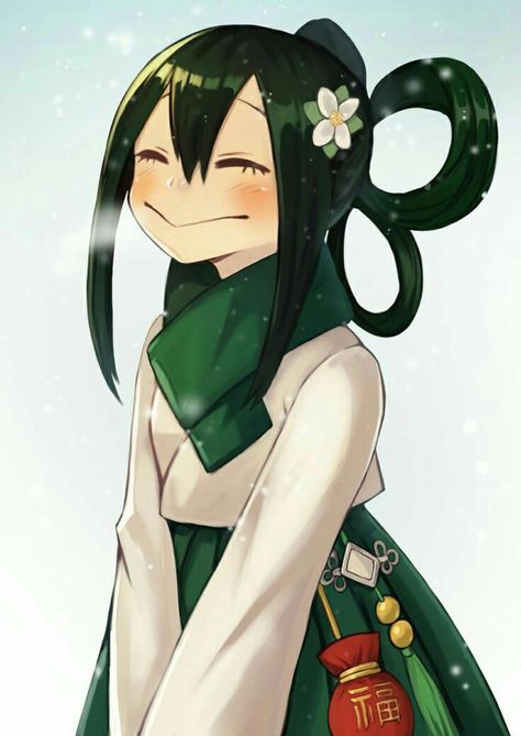 I love her character so much, she is to cute ;3 Asui Tsuyu, My Hero Academia Tsuyu, Hero Academia Characters, My Hero Academy, Green Hair, An Anime, Boku No Hero Academia, Boku No Hero, My Hero Academia