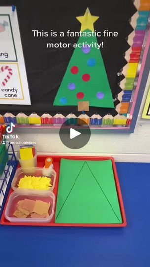 December Preschool Activities, Tree Activity, Preschool Christmas Activities, Christmas Party Activities, Eyfs Activities, Christmas Centers, Christmas Crafts For Toddlers, Toddler Arts And Crafts, Motor Skills Activities