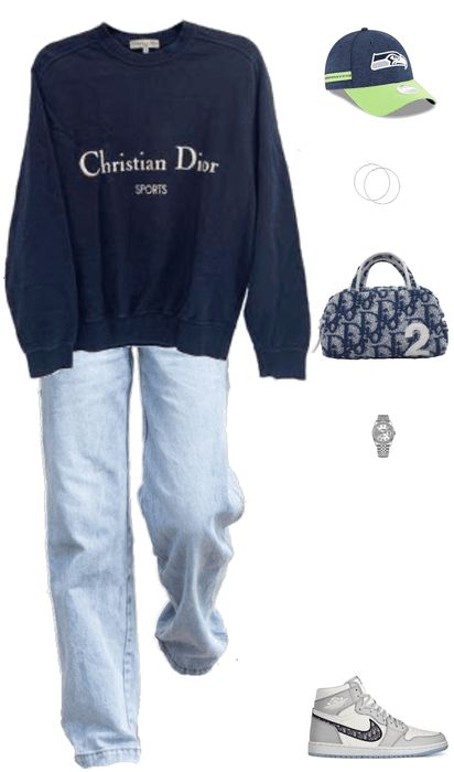 Ocean Inspired Outfits Casual, Seattle Seahawks Outfit Ideas, Seahawks Outfits, Png Outfits, Outfit Polyvore, Hunter Outfit, Other Outfits, Cute Comfy Outfits, Fashion Design Clothes