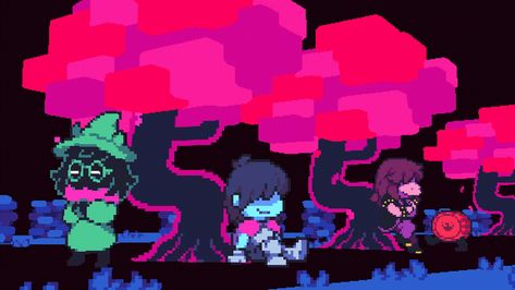 Lancer Deltarune, Deltarune Susie, Gif Pixel, Susie Deltarune, Delta Art, Kris Deltarune, Undertale Gif, Pixel Gif, Little Misfortune