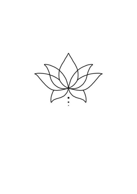 Simple Lotus Drawing, Lotus Flower Drawing Simple, Small Lotus Tattoo Design, Minimalist Lotus Tattoo, Lotus Tattoo Wrist, Simple Lotus Flower Tattoo, Simple Lotus Tattoo, Simple Mandala Tattoo, Small Lotus Flower Tattoo