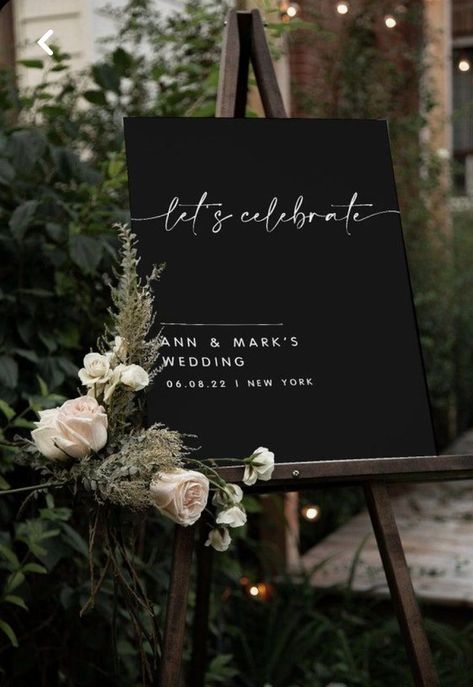 Elegant Black Wedding Theme, Fall Wedding Farmhouse, Simple Goth Wedding Decor, Black And Color Wedding, Sage Pink Black Wedding, Black Woodsy Wedding, Black Tie Rustic Wedding, Wedding Black Decor, Black Acrylic Wedding Sign