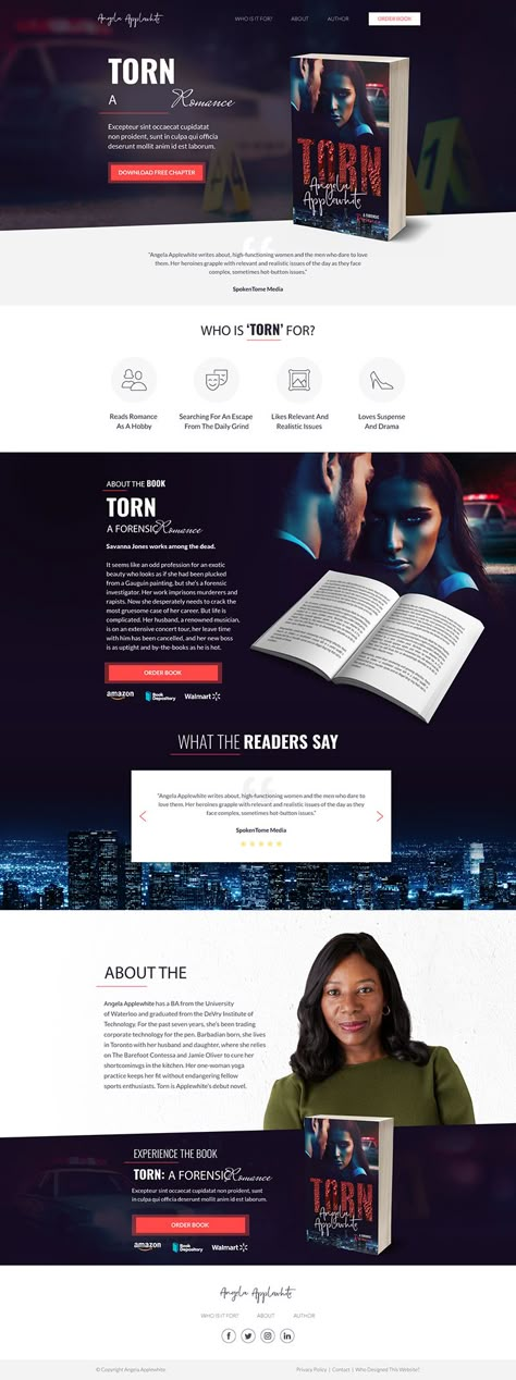 Torn Book - Landing Page E Book Website Design, Web Book Design, Ebook Website Design, Book Marketing Design, Book Landing Page Design, Book Website Design Inspiration, Ebook Landing Page Design, Book Web Design, Book Website Design