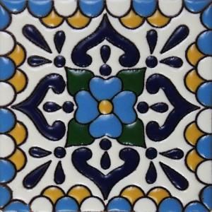 Talavera Tile Collection - Escamilla AzulTalavera Relief Tile Mexican Tile Art, Relief Tile, Mexican Talavera Tile, Tiles Handmade, Talavera Tile, Mexican Tile, Talavera Tiles, Mexican Talavera, Tile Projects