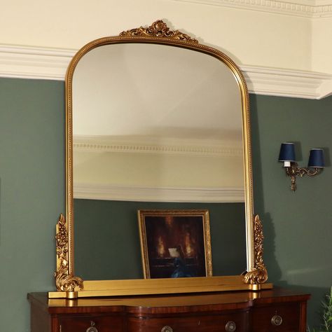 Victorian Hallway Mirror, Fireplace Bathroom, Large Bedroom Mirror, Cream Bedroom Furniture, Pink Bedroom Furniture, Victorian Hallway, Arched Design, Victorian Mirror, Vanity Dressing Table