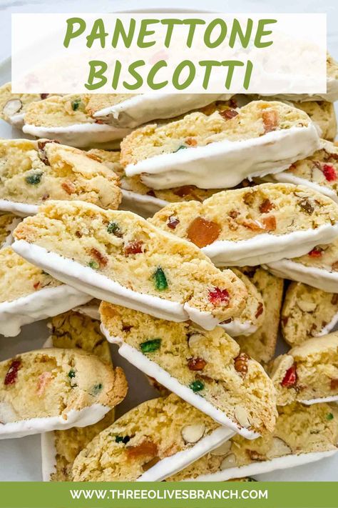 Fruit And Nut Biscotti, Italian Fruit Cookies, Biscotti Gift Packaging, Date Cookies Recipes Christmas, Fruitcake Biscotti Recipe, Pizzicati Italian Cookies, Italian Christmas Cookies Authentic, Biscotti Recipes Best, Fruitcake Biscotti