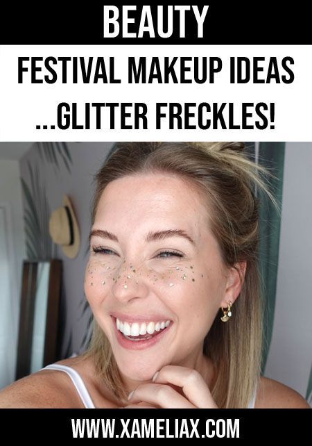 Diy Glitter Freckles, Glitter Freckles Makeup, Sparkle Freckles, Cute Glitter Makeup, Festival Glitter Makeup, Glitter Freckles, Glitter Makeup Tutorial, Sparkle Makeup, Glitter Bar