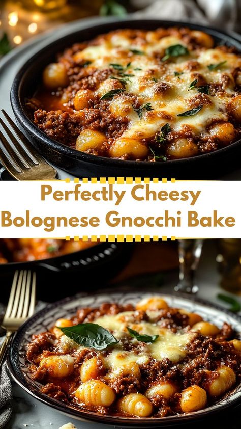 Looking for the perfect Friendsgiving dinner recipe? This Cheesy Bolognese Gnocchi Bake is an easy, delicious winter dinner idea that combines comforting gnocchi with rich bolognese sauce and melty cheese. Perfect for winter meals and cozy gatherings, this recipe is sure to be a crowd-pleaser. Whether for a friendsgiving meal or a cozy winter night, it’s a hearty dish that’s both flavorful and satisfying. Try it for your next winter dinner gathering! Cozy Winter Night, Gnocchi Bake, Dinner Gathering, How To Cook Gnocchi, Baked Gnocchi, Winter Meals, Friendsgiving Dinner, Winter Dinner Recipes, Bolognese Sauce