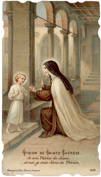 Saint Therese The Little Flower, Divine Infant Jesus, Carmelite Saints, Saint Teresa Of Avila, Saint Therese, St Teresa, Vintage Holy Cards, Catholic Pictures, Saint Quotes Catholic