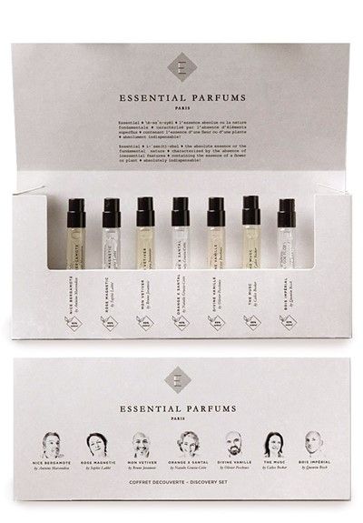 Essential Parfums Discovery Set Perfume Discovery Set by Essential Parfums | Luckyscent Perfume Vial Packaging, Sample Perfume, Discovery Set Perfume, Perfume Discovery Set, Parfum Packaging, Perfume Sample, Perfume Package Design, Perfume Package, Perfume Branding