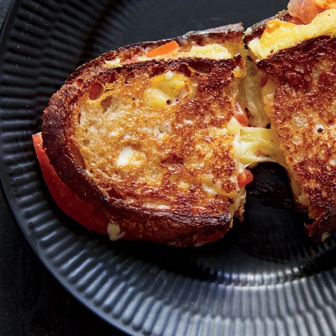 39 Great Grilled Cheese Sandwiches | Epicurious | Epicurious Fontina Grilled Cheese, Savory Toast, Fun Sandwiches, Hamburger Sandwich, Munchkin Time, Buttered Bread, Grilled Cheese With Tomato, Fancy Grilled Cheese, Chicken Panini