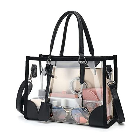 Transparent Purse, Concert Bags, Clear Stadium Bag, Clear Handbags, Stadium Bag, Clear Tote Bags, Clear Purses, Clear Bag, Clear Bags