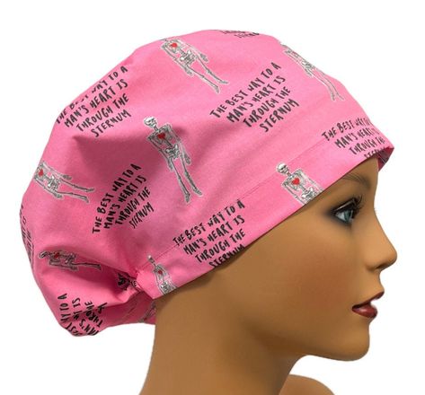 Way to a Man’s Heart, Funny Euro Scrub Caps for Women, Elastic with Toggle or Kellys Scrub Kaps Caps, Funny Scrub Cap by KellysScrubKaps on Etsy Scrubs Funny, Veterinary Scrubs, Nurse Hat, Chemo Hat, Hair Cover, The Heart Of Man, Pattern Pictures, Chefs Hat, Scrubs Nursing