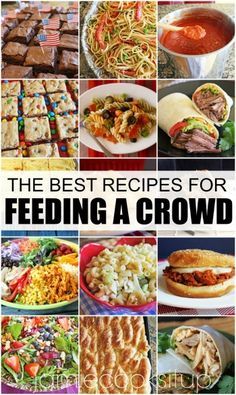 Meal Ideas For A Crowd, Large Group Meals, Youth Conference, Large Family Meals, Resep Salad, Easy Meal Ideas, Cooking For A Crowd, Camping Recipes, Fruit Salad Recipes