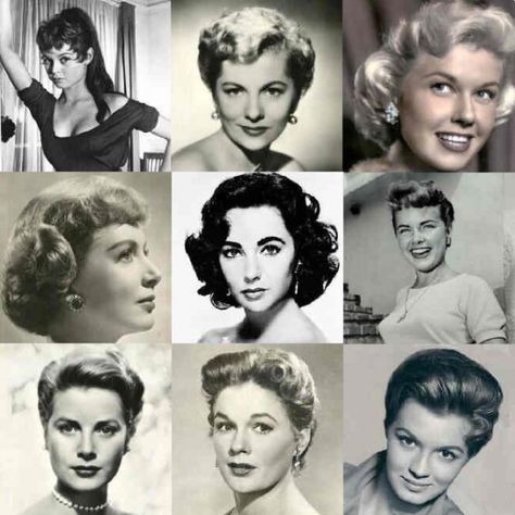 1950 HAIR STYLES IMAGES | 1950s hairstyles 1950's Hairstyles, 1950's Hair, 1940s Makeup, Cabelo Pin Up, 1950s Hair, 50s Hair, Vintage Hair And Makeup, 1940s Hair, Vintage Hair Styles