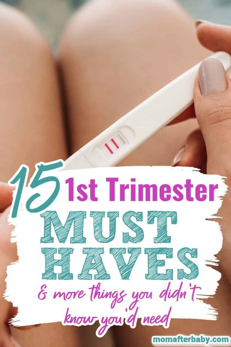 Wondering what items you may need to stock up on in the first trimester after learning you're pregnant? This list of pregnancy essentials AND more has you covered. Free Pregnancy Stuff, First Trimester Must Haves, Pregnancy Remedies, First Trimester Pregnancy, Pregnancy First Trimester, First Time Pregnancy, 1st Trimester, Pregnancy Must Haves, Advice For New Moms