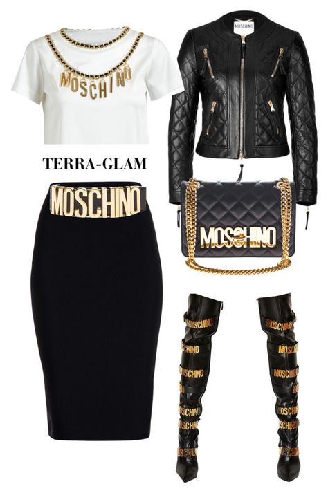 "Moschino Takeover" by terra-glam ❤ liked on Polyvore featuring Moschino and Roland Mouret Terra Glam, Moschino Outfit, Moschino Clothes, Background Clothes, Look Working Girl, Rad Clothes, Fly Outfit, Hot Pink Dresses, Pink Dresses