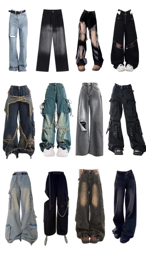 Pants Set Outfit Women, Y2k Grunge Outfits, Street Style Outfits Casual, Baggy Outfit Ideas, Baggy Clothes, Outfit Inspo Casual, Casual Preppy Outfits, Trendy Outfits For Teens, Really Cute Outfits