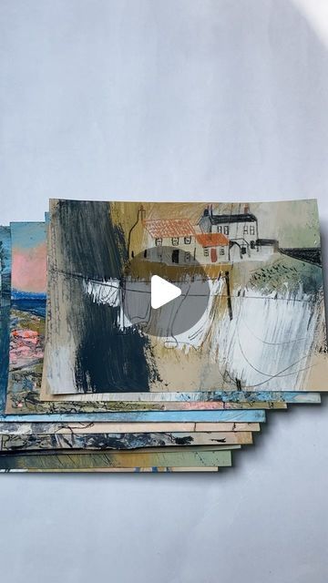 Jane Askey on Instagram: "Now available on my website eleven new small mixed media paintings on paper and can be found on my website, link in my bio. 

Many many thanks for your support.

All are £95 each plus p&p

Thank you so much for looking if you are interested in my new landscapes of Cornwall and Scotland. 

#fineart #painting #smallpainting #mixedmediaartist #mixedmediacollage #artforsalebyartist #artforinteriors #artforyourwalls #beautifulplacestovisit #stivescornwall #edinburgh" Abstract Landscape Collage Mixed Media, St Ives Cornwall, Washing Line, St Ives, Small Paintings, Mixed Media Artists, Mixed Media Collage, Beautiful Places To Visit, Mixed Media