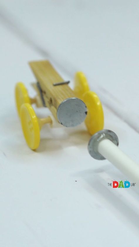 Create a cute toy car using clothespins and buttons, then add magnet magic to make it move! 🧲💨 Watch it zip and zoom in this magnetic DIY marvel! #kidsactivities #diycrafts #diytoys #stemforkids #EducationalToys | TheDadLab | TheDadLab · Original audio Magnet Toys Diy, Magnet Stem, Diy Moving, Montessori Kindergarten, 3d Printing Toys, Science Exhibition, Summertime Crafts, Magnet Toys, Busy Activities