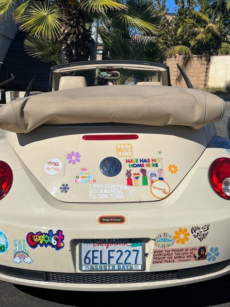 Cool Car Interior, Vw Bug Convertible, Slug Bug, Car Interior Diy, Hippie Car, Aesthetic Vogue, Volkswagen Beetle Convertible, Bug Car, Rich Luxury