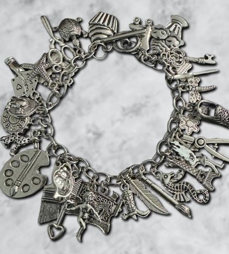 Junk charm bracelets available!!! Can be found in my shop: https://lacysjewelrybylacy.etsy.com Charm Bracelets, I Shop, Charm Bracelet, Canning