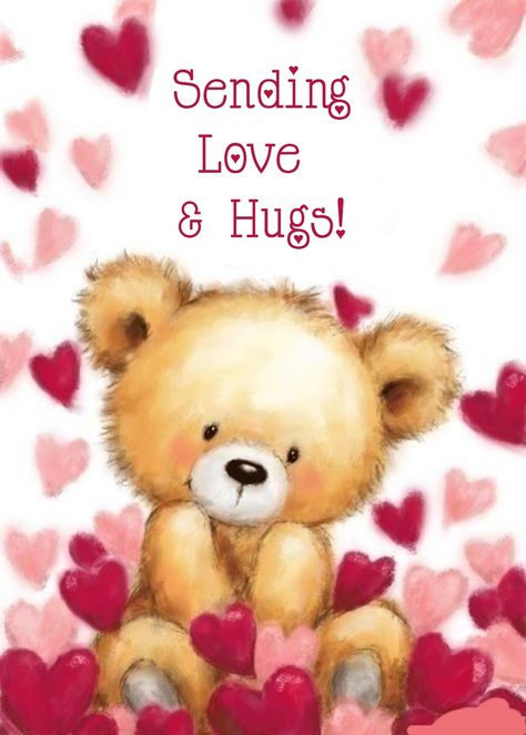 Happy Valentines Day Pictures, Teddy Bear Drawing, Valentines Day Bears, Sunny Flowers, Forever Friends Bear, Valentines Day Drawing, Teddy Pictures, Hearts Card, Teddy Bear Images