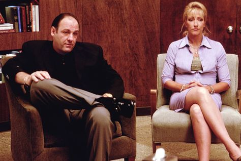 25 Things You Might Not Know About 'The Sopranos' | Mental Floss Tony Soprano Quotes, Sopranos Quotes, Adriana La Cerva, Carmela Soprano, Christopher Moltisanti, Lorraine Bracco, James Gandolfini, Tony Soprano, The Sopranos