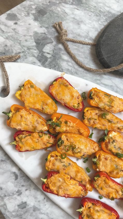 Gourmet Gameday: Cheesy Chorizo Stuffed Mini Peppers — Hauste Chorizo Stuffed Peppers, Chorizo Appetizer, Mini Peppers, How To Cook Chorizo, Stuffed Anaheim Peppers, Mini Sweet Peppers, Stuffed Mini Peppers, Stuffed Sweet Peppers, Shredded Cheese