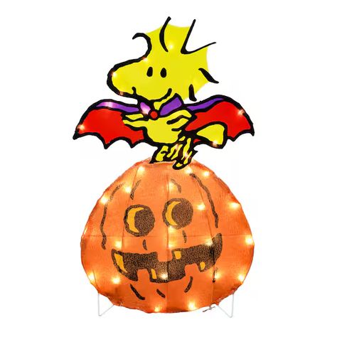 Halloween Inflatables & Outdoor Halloween Decorations | Michaels Woodstock Halloween, Vampire Pumpkin, Halloween Lawn, Great Pumpkin Charlie Brown, Outdoor Halloween Decorations, Pumpkin Stands, Peanuts Halloween, Easy Halloween Decorations, Halloween Inflatables