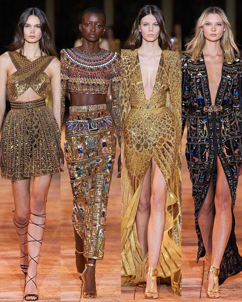 Luxury Fashion on Instagram: “By far my favourite #zuhairmurad collection ever ✨ this Egyptian theme was just perfection #hautecouture” Egyptian Dresses, Egyptian Inspired Fashion, Egyptian Dress, Egyptian Theme, Egyptian Clothing, Fashion Communication, Egyptian Fashion, Fashion Trend Forecast, Moroccan Fashion