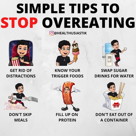 🇧🇬 Kris Georgiev on Instagram: “🛑STOP OVEREATING 101🛑 Follow @healthusiastik❗️ Follow @healthusiastik❗️ • 1. Whether it’s working through lunch in front of the computer or…” Eating Distractions, Stop Overeating, Flexible Dieting, Nutrition Coach, Body Skin Care Routine, Self Care Activities, Clean Girl, Protein Foods, Body Skin