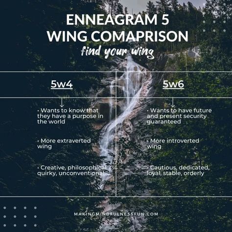 Enneagram 5w4 VS 5w6 Comparison: Which Wing Are You? » Making Mindfulness Fun 5w4 Enneagram, Enneagram 5w4, Infj Aesthetic, Type 5 Enneagram, Enneagram 5, Personality Archetypes, The 16 Personality Types, Understanding People, Enneagram 4