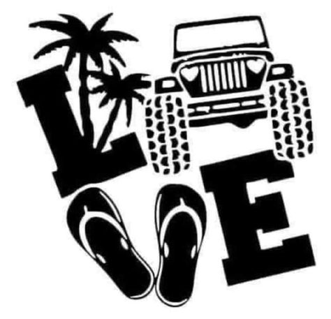 Jeep Life Decal, Jeep Svg, Skull Tattoo Flowers, Jeep Art, Beach Jeep, Jeep Decals, Cricut Stencils, Love Beach, Cricut Fonts