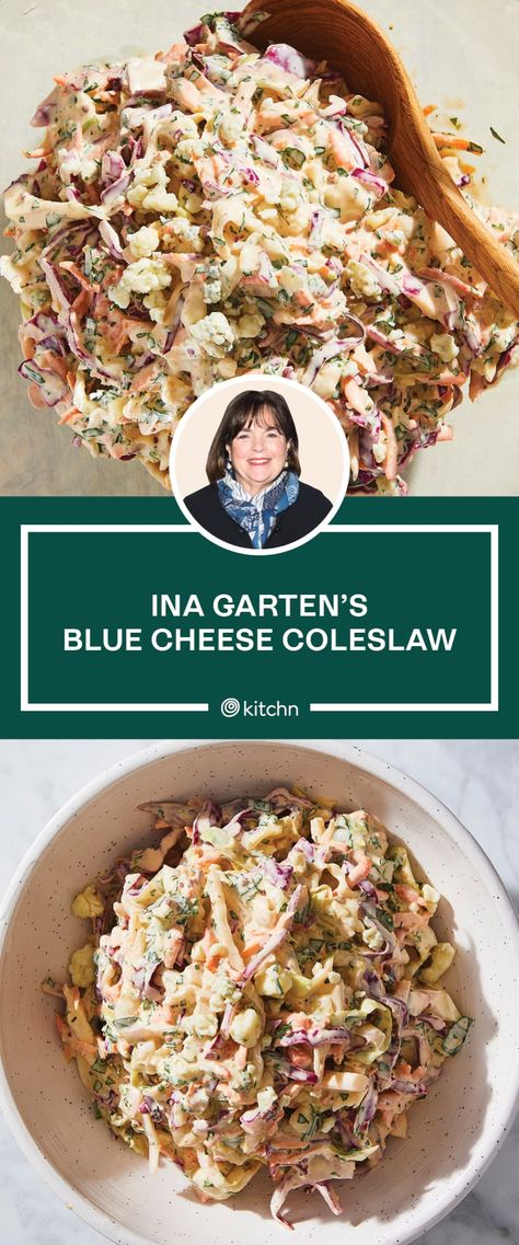 Ina Garten Coleslaw Recipe, Blue Cheese Coleslaw, Coleslaw Recipe Easy, Coleslaw Dressing, Fresh Eats, Ina Garten Recipes, Healthy Vegetable Recipes, Barefoot Contessa, Coleslaw Recipe