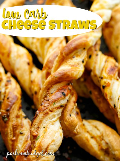 Low Carb Cheese Straws recipe Carbquik Recipes, Cheese Straws Recipe, Low Carbohydrate Recipes, Bread Sticks, Low Carb Recipe, Cheese Straws, Keto Cheese, Low Carb Appetizers, Low Carb Pizza