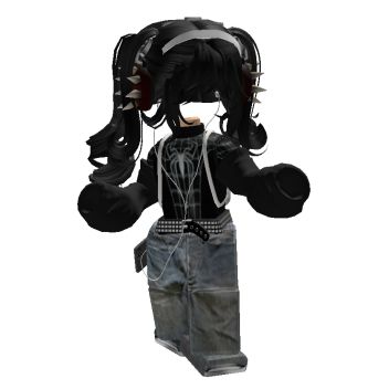 Emo Roblox Outfits, Roblox Cringe, Spiderman Girl, Emo Outfit Ideas, Spiderman Outfit, Spiderman Shirt, Roblox Emo Outfits, Cute Grunge, Emo Roblox Avatar