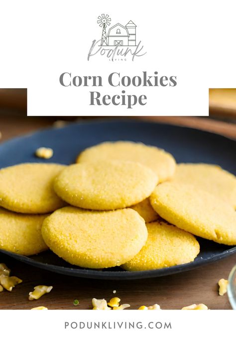 Move over regular cookies, it's time for some corny goodness! This Corn Cookie Recipe is so ear-resistable, you'll forget about chocolate chips faster than a cookie crumbles. Click the recipe link and you'll be in for a treat, as these corn cookies are the cream of the crop! #CornCookies #CornyButDelicious #RecipeRevolution Corn Flour Cookies, Healthy Dinner Chicken Recipes, Corn Cookies Recipe, Healthy Dinner Chicken, Cornmeal Cookies, Elk Meat, Hunting Family, Corn Cookies, Venison Meat