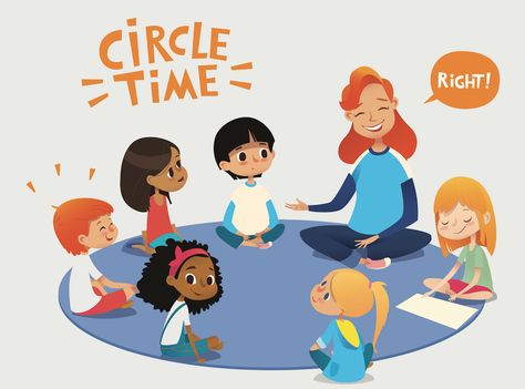 8 Circle Time  Activity Ideas for Preschoolers Time Clipart, Pre Primary School, Circle Time Activities, Preschool Circle Time, Diy Tv Stand, Education Motivation, Education Quotes For Teachers, Circle Time, Education Kindergarten