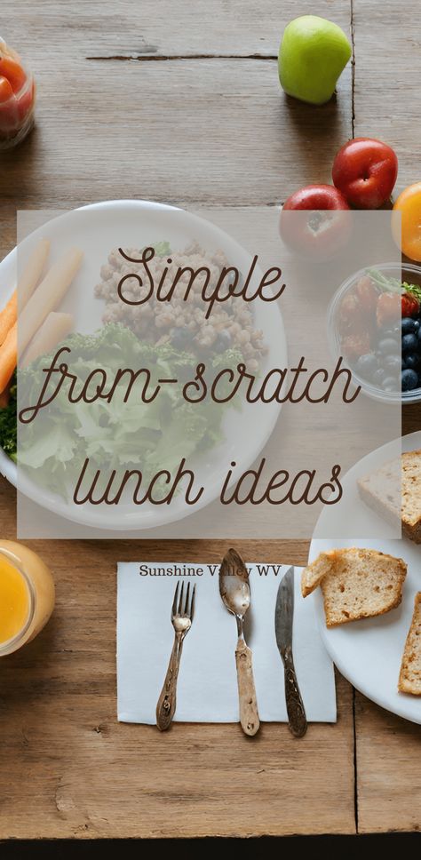 from scratch lunch ideas From Scratch Dinner Recipes, Homeschool Lunch Ideas, Homeschool Lunch, Mini Meatloaves, Quinoa Muffins, Homemade Chicken Nuggets, Tortilla Shells, Tortilla Pizza, Pizza Crust Recipe