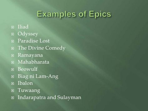 Examples of Epics Poetry Examples, Writing Poetry, Poetry, Writing