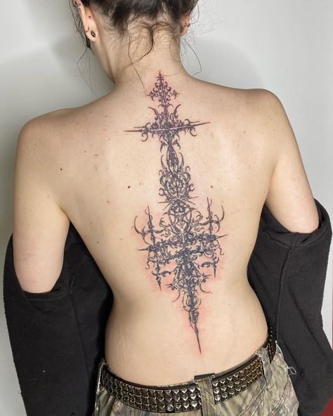 Spine Tattoos For Black Women, Dope Hand Tattoos For Women, Tattoos For Black Women, Cyberpunk Y2k, Tattoo Y2k, Cybersigilism Tattoo, Home Decor Men, Sigil Tattoo, Style Moodboard