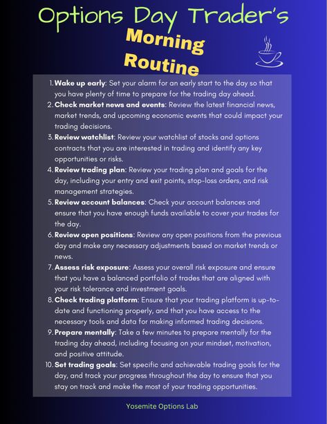 options trading, morning routine,cheat sheet,beginners,organized,informed,smarter trading decisions,tips,techniques Option Strategies Cheat Sheet, Options Trading Strategies Cheat Sheet, Options Trading For Beginners, Stock Options Trading Strategies, Options Trading Cheat Sheet, Option Trading Strategies, Trading Routine, Trading Cheat Sheet, Trading Hacks