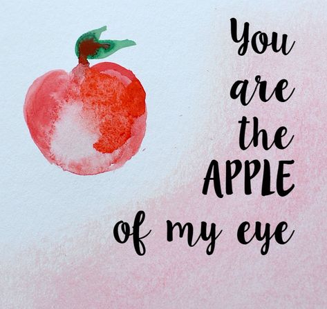 TEACHER GIFT IDEA WITH  FOAM BALL - Place Of My Taste Apple For The Teacher, Apple Of My Eye, Teacher Apple Quotes, You Are The Apple Of My Eye, I Am The Apple Of God's Eye, Apple Of My Eye Teacher Appreciation, Comfort Dinner, Best Teacher Gifts, I Love You Baby