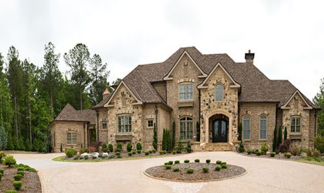 Exterior Photos Exterior Stone And Brick Homes Design, Pictures, Remodel, Decor and Ideas - page 34 Brick House Plans, Brick House Designs, Exterior Design Ideas, Dream Mansion, Exterior Home, Traditional Exterior, Mansions Homes, Exterior Stone, Luxury Homes Dream Houses