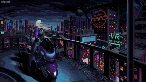 Pixel City, Pixel Art Background, Pixel Art Tutorial, Arte 8 Bits, 8bit Art, Cool Pixel Art, Cyberpunk Aesthetic, Cyberpunk City, Pixel Art Design