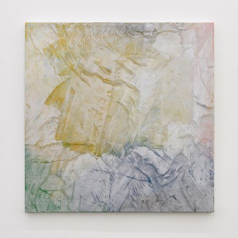 Rudolf Stingel - oil and enamel on canvas 127.0 × 127.0 Size (cm) Rudolf Stingel, Jasper Johns, Land Art, Stainless Steel Frame, Contemporary Artists, Body Art, Vintage World Maps, Contemporary Art, Pop Art