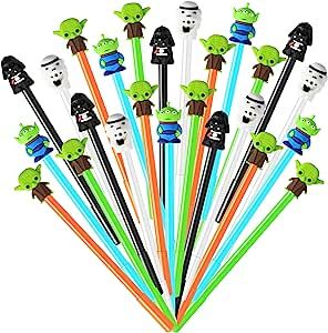 Star Wars Theme Birthday, Star Wars Party Favors, Yoda Party, Toppers Diy, Kawaii Gifts, Gel Ink Pens, Cute Pens, Star Wars Party, Themed Gifts