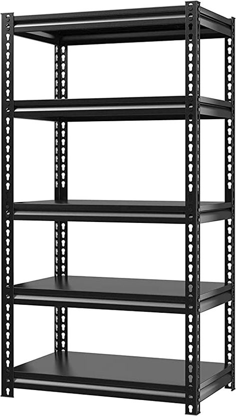 Heavy Duty Garage Shelving, Basement Shelving, Heavy Duty Storage Shelves, Utility Shelf, Metal Storage Shelves, Shelves For Storage, Garage Storage Shelves, Heavy Duty Shelving, Warehouse Shelving